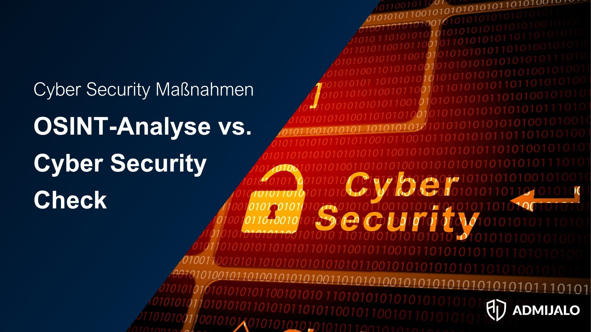 Titelbild Cyber Security Check vs. OSINT-Analyse: Unterschiede, Einsatz und Compliance-Tipps.